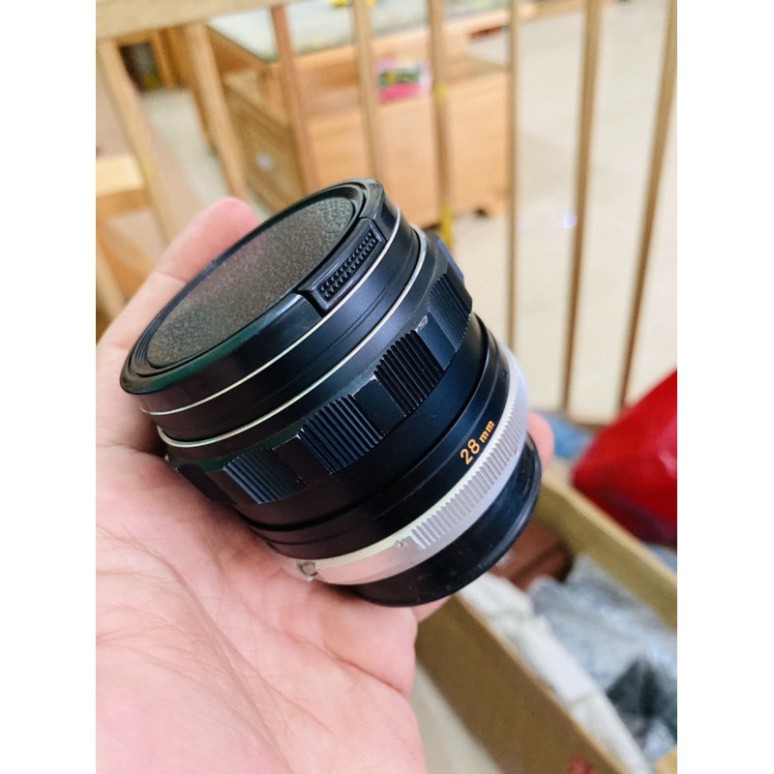 Lens góc rộng Minolta MC 28f3.5 ngàm MD, Lens Minolta 28mm f3.5 dùng cho SRT101, SRT Super, SR505, X700, X500...