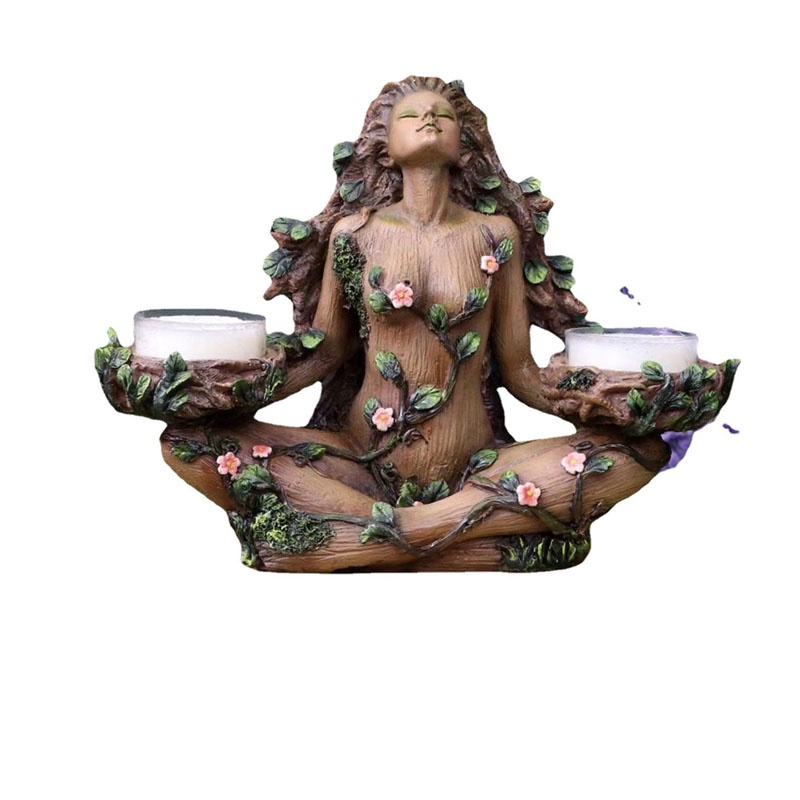 Hàng Mới Về Mô Hình Tượng Mẹ Trái Đất Nghệ Thuật Bằng Nhựa Resin Trang Trí Nhà Cửa Và Sân Vườn