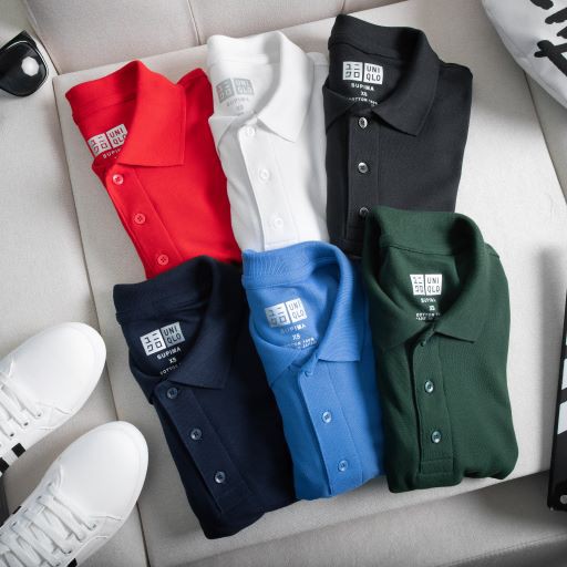Free Ship - Áo Polo Uniqlo Nam Nữ - Áo Thun Có Cổ Chất Cotton 6 Màu - APU01