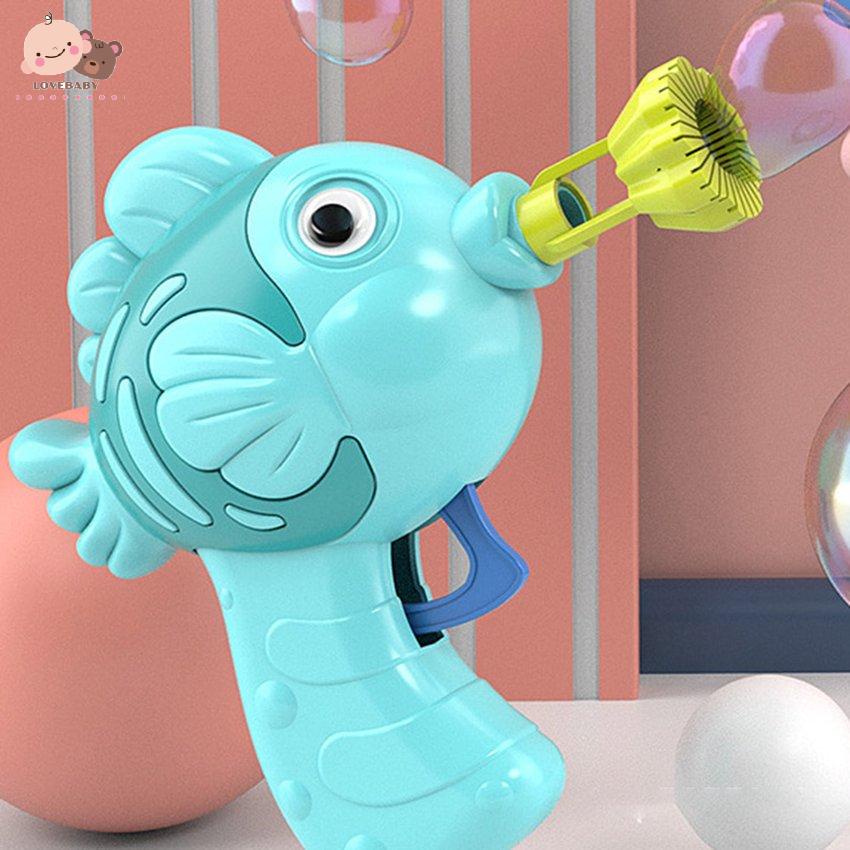 [HOT]Manual Soap And Water Bubble Machine Cute Fish Children's Toy Birthday Gift
