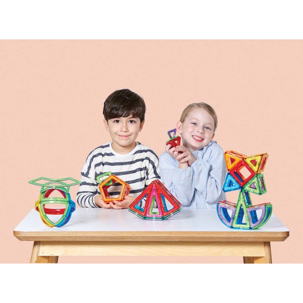 Xếp hình nam châm 3D Magformers Bộ cơ bản 90 mảnh