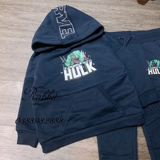 Bộ nỉ Hulk xanh