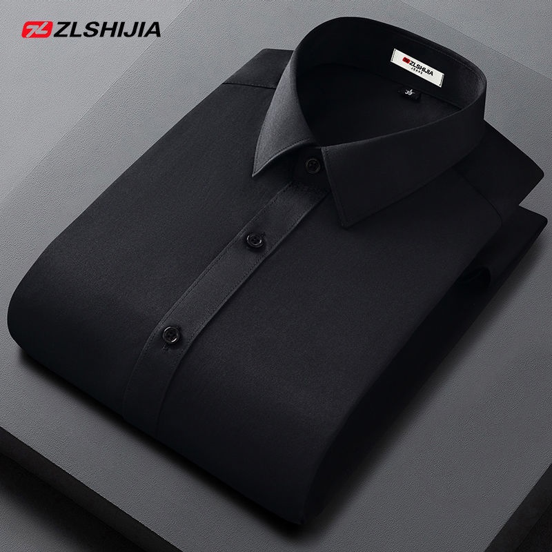 Áo Sơ Mi Công Sở Tay Dài Màu Trơn Size Lớn [Giảm Giá 30%] Phong Cách Mới Cho Nam