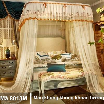 Màn khung không khoan tường ròng rọc - mùng ngủ hiện đại đẹp -công chúa - chống muỗi