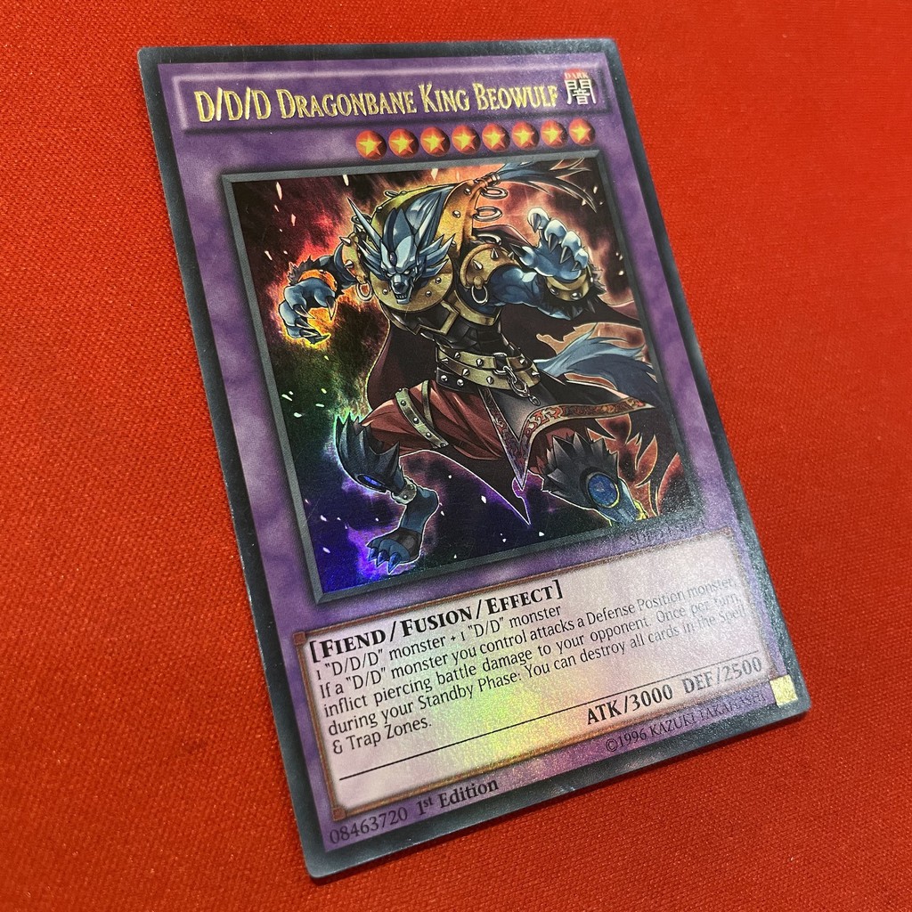 [Thẻ Bài Yugioh Chính Hãng] D/D/D Dragonbane King Beowulf