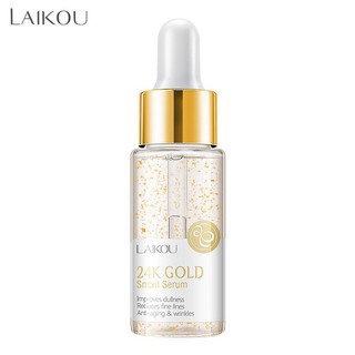 [Hàng mới về] Serum LAIKOU chiết xuất vàng 24K và ốc sên dưỡng ẩm cho da