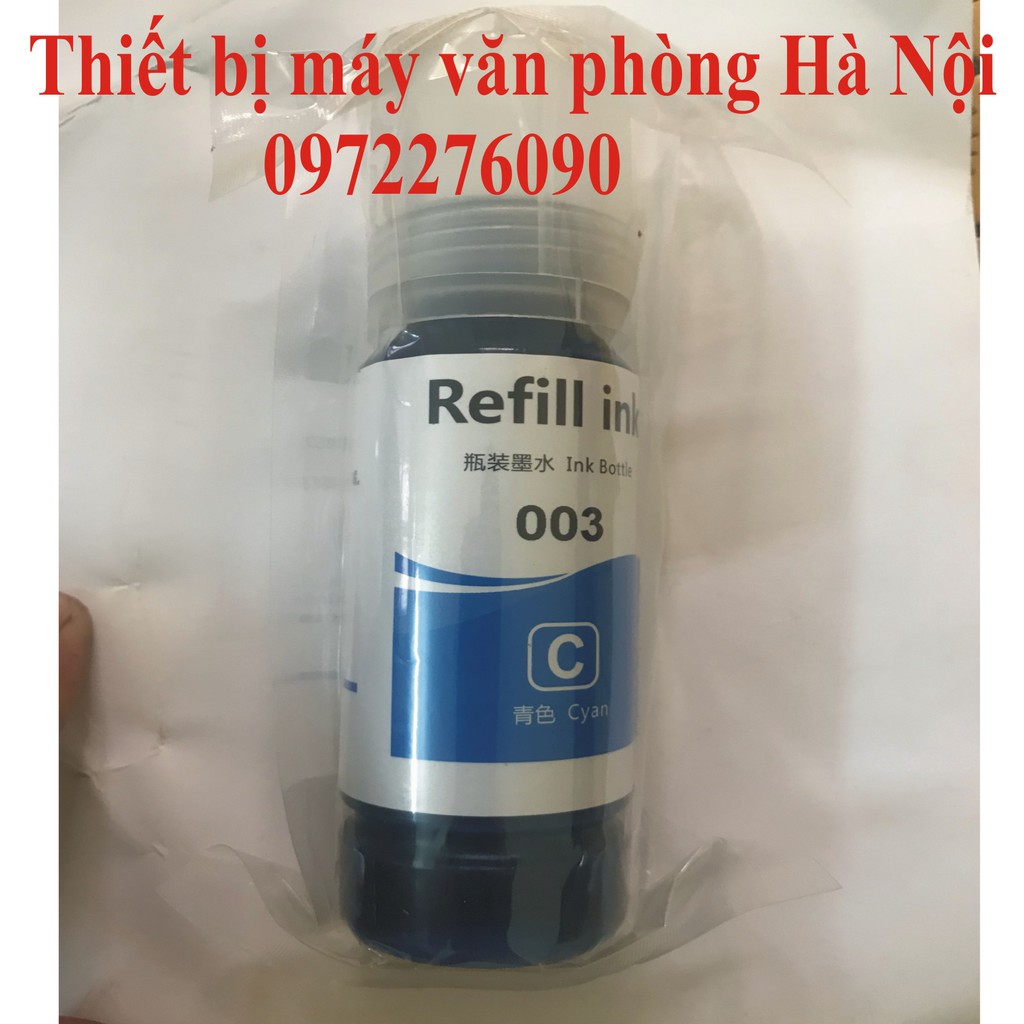 Mực in màu Xanh Mã 003 dùng cho máy in Epson L3110,L3150,L4150,L4110