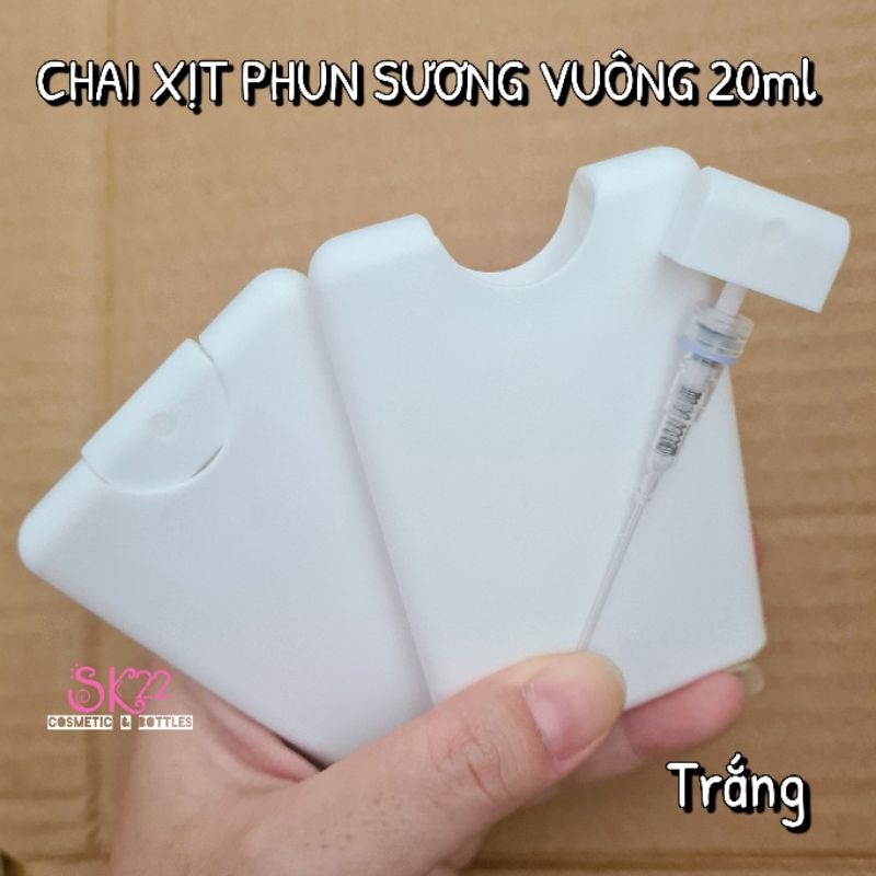 CHAI XỊT PHUN SƯƠNG BẦU 38ml/ VUÔNG 20ml