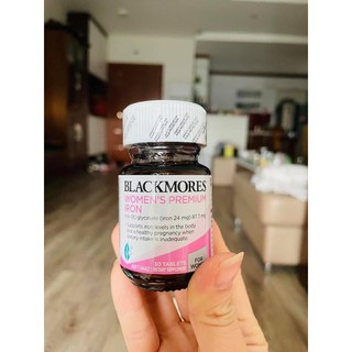Sắt bầu Blackmores Pregnancy Iron - Sắt bổ xung cho bà bầu Blackmores 30v Úc