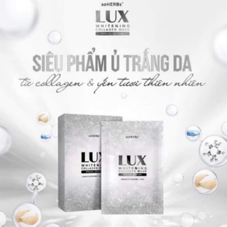 Ủ dịch Yến tươi collagen - truyền trắng body lux - hộp 3 gói