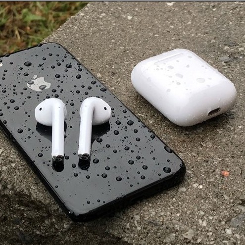 Tai Nghe Không Dây Bluetooth Iphone Airpods 2 - Âm Siêu Hay, Cảm Ứng Đa Điểm (Định Vị - Đổi Tên - Sạc Không Dây) Cao Cấp