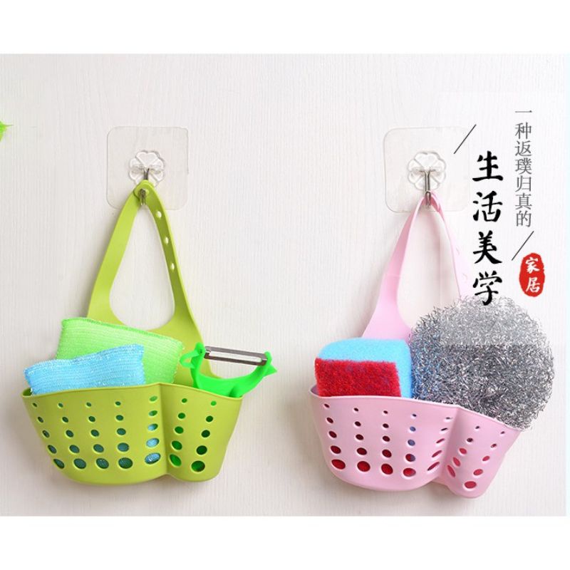 Giỏ nhựa dẻo mini để mớ rửa bát tiện lợi