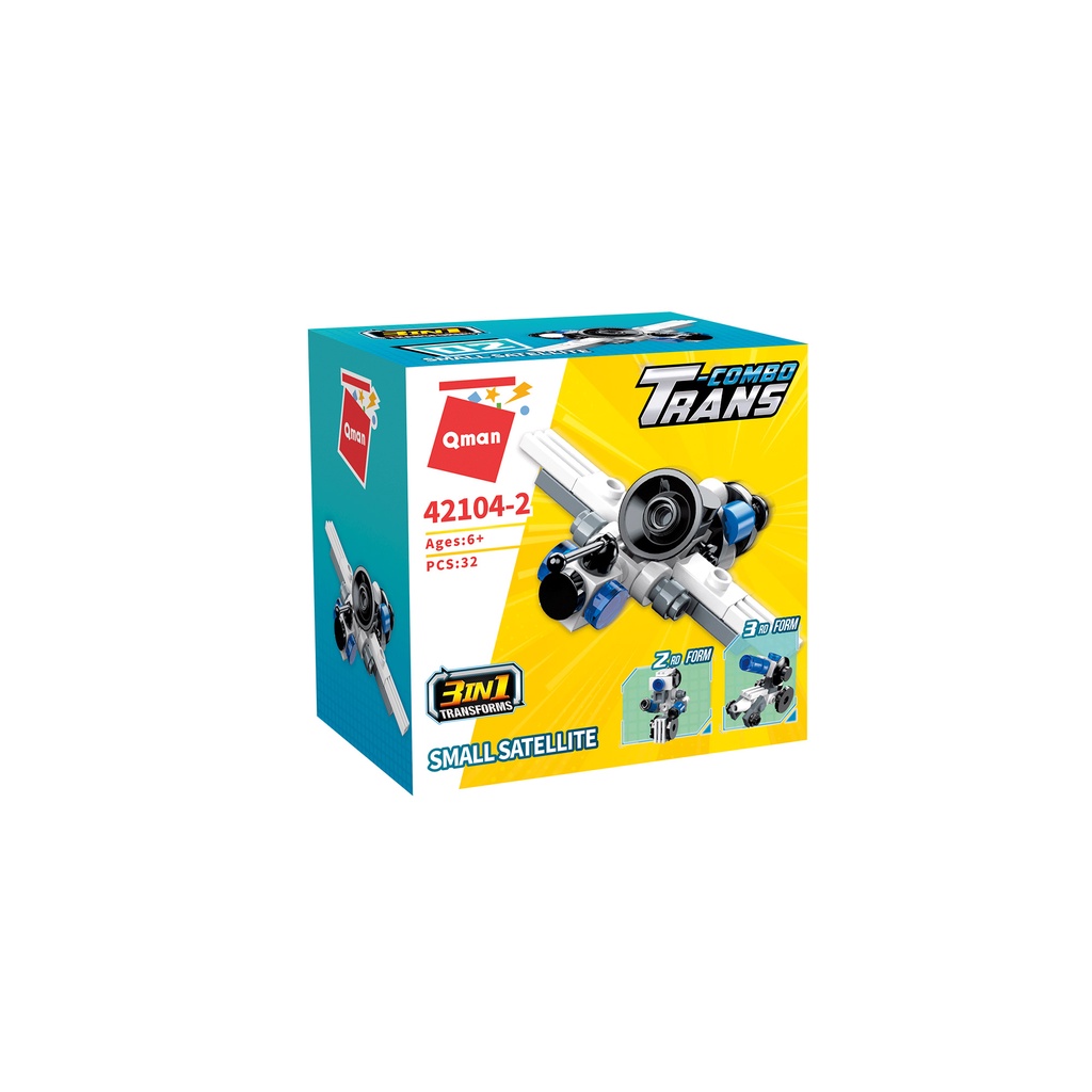 Đồ Chơi Lắp Ráp Xếp Hình 10in1 Qman 42104 Biệt Đội Biến Hình Dành Cho Bé Trai Trên 6 Tuổi