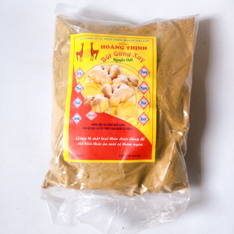 Bột gừng nguyên chất gói 500g - 1kg