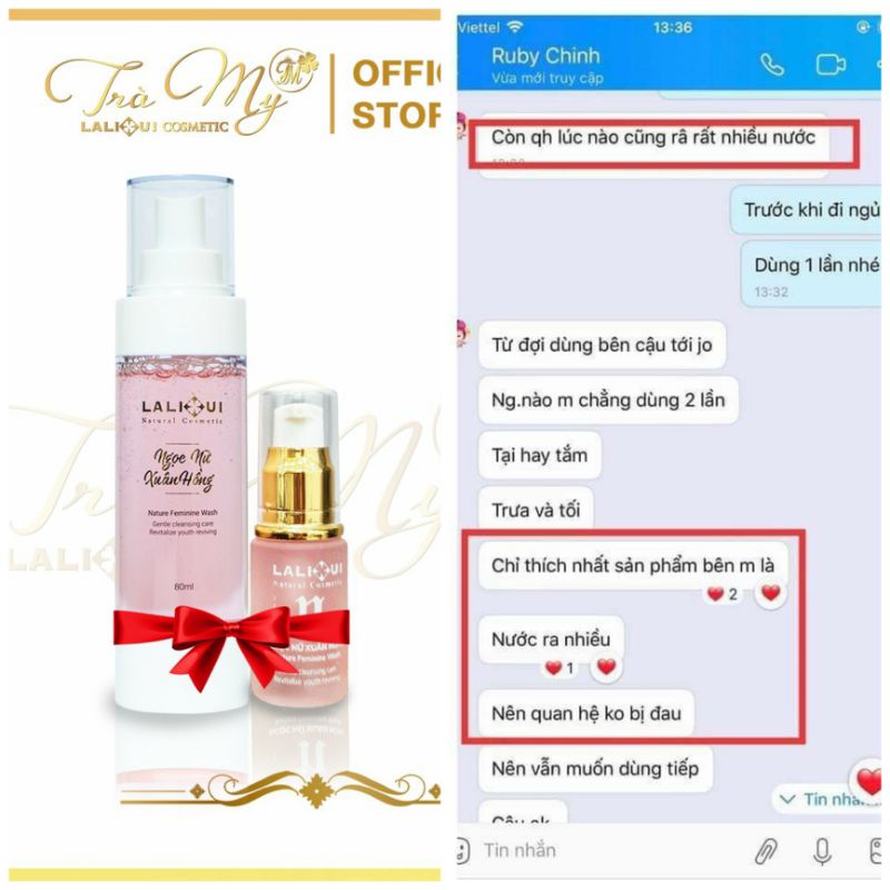 Dung Dịch Vệ Sinh Cao Cấp Ngọc Nữ Xuân Hồng Lalihui Se Khít Thanh Xuân Ngăn Ngừa Nấm Ngứa 20ml | BigBuy360 - bigbuy360.vn