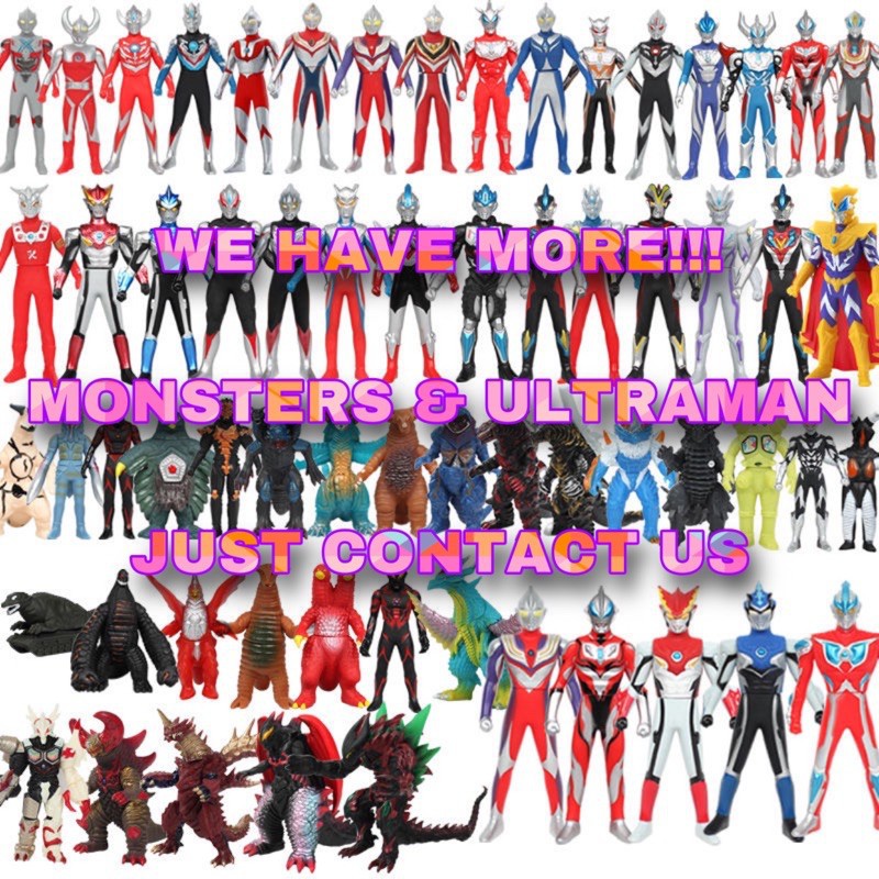 ULTRAMAN Mua 5 Tặng 1 Tặng 1!! Mô Hình Nhân Vật Siêu Nhân Kích Thước 23cm Bằng Cao Su Mềm