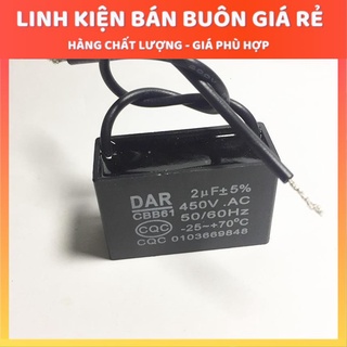 Tụ Quạt 2-5uF 450V CBB61