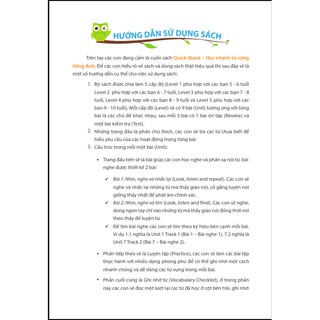 Sách Quick Quick Học Nhanh Từ Vựng Tiếng Anh 2 (6-7 Tuổi)