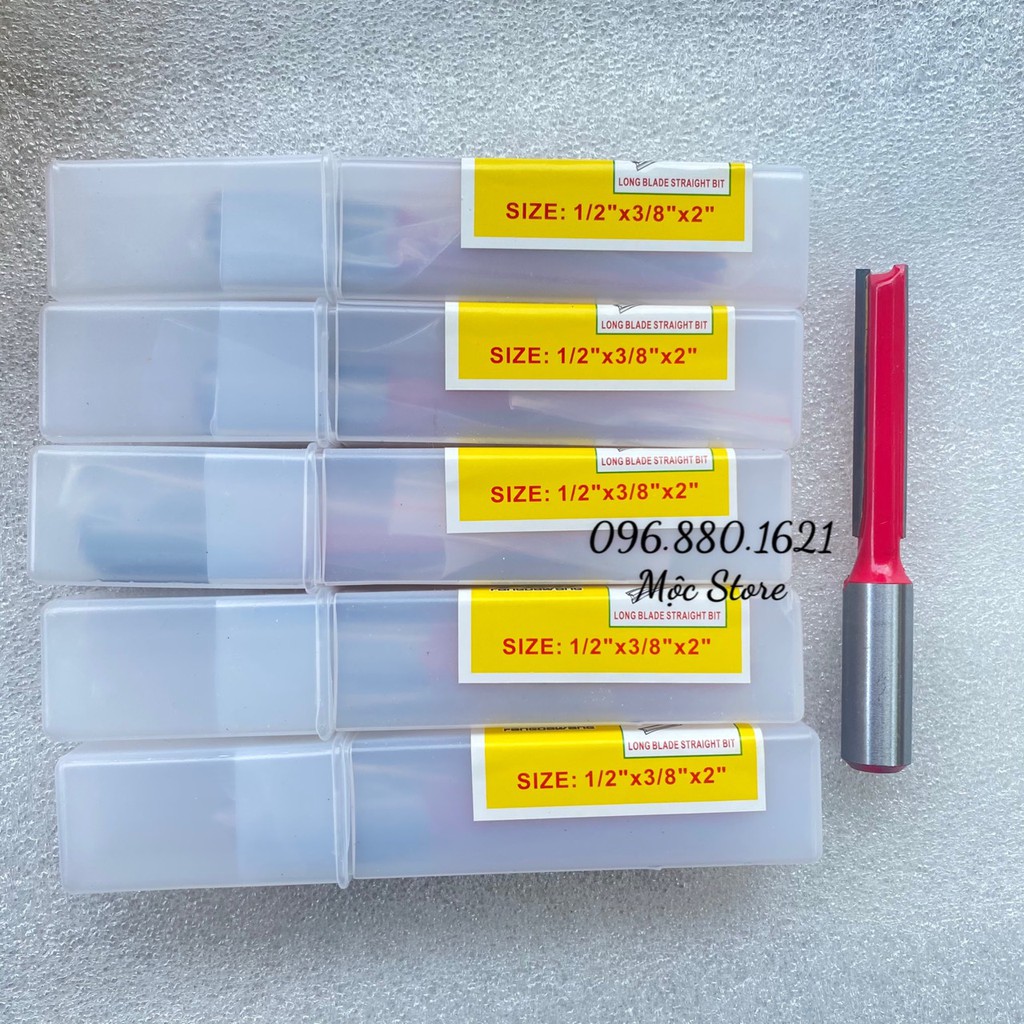 MŨI PHAY THẲNG TỪ 3MM - 8MM CỐT 6.35MM - 12.7MM