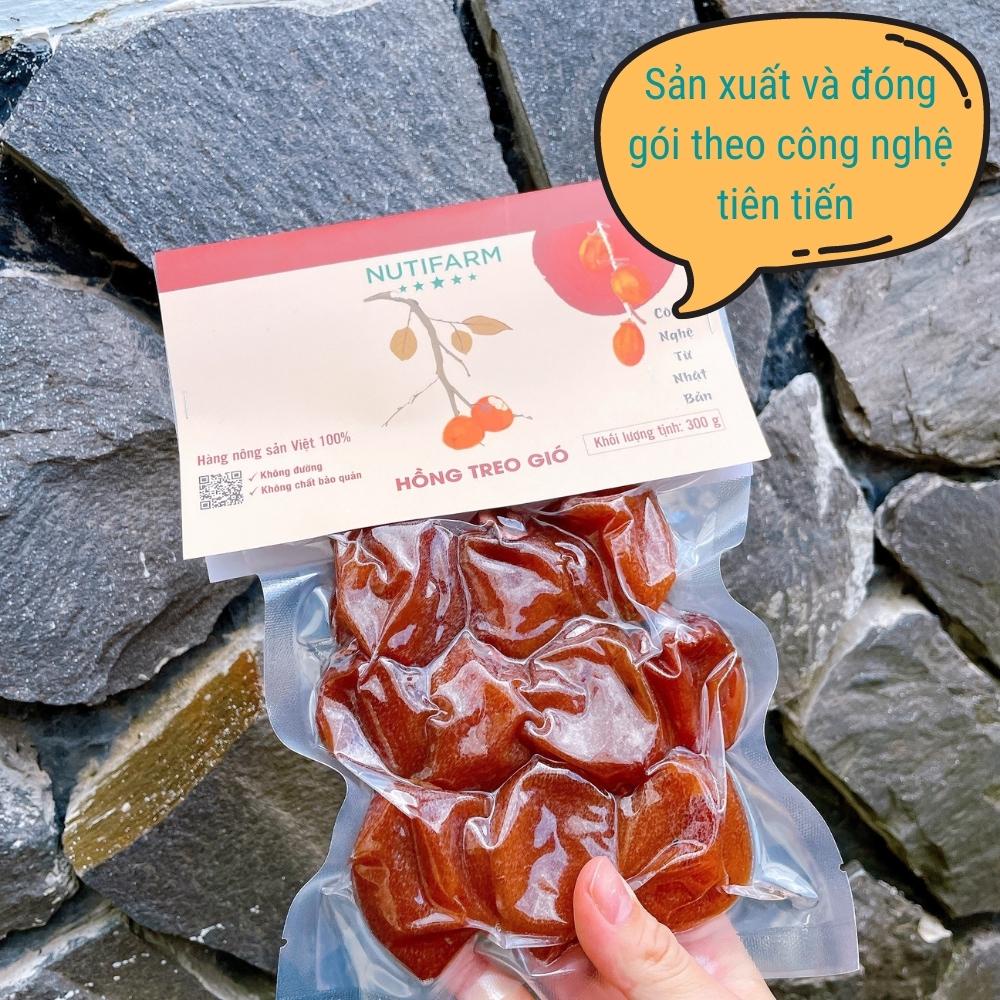 Hồng treo gió đà lạt 300gr, trái cây sấy đặc sản đà lạt