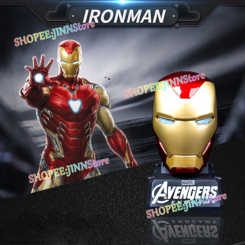 Mô Hình Nhân Vật Siêu Anh Hùng Ironman Captain America Spider Man Thanos Black Panther