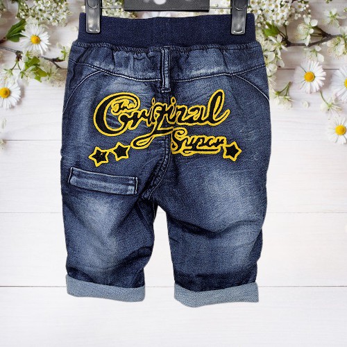 [HÀNG CAO CẤP] Quần jean trẻ em, quần bò ngố nam túi sau thên chữ Kids wear Kids WP8807 hàng Quảng Châu cao cấp