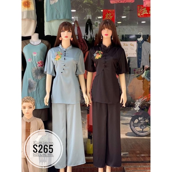 Bigsize Set bộ thêu hoa S265