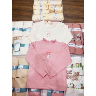 Áo nỉ zip lông cho bé gái thu đông cổ 3 phân