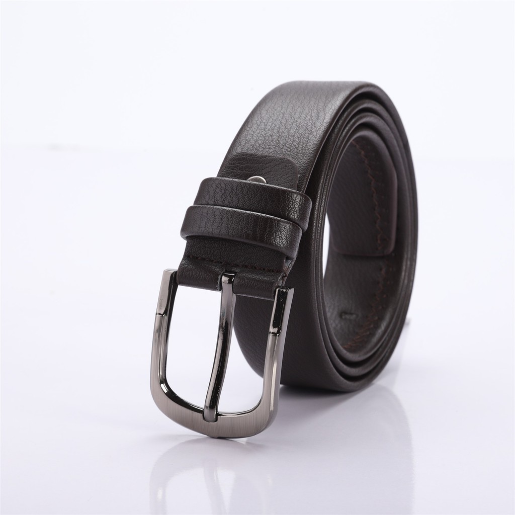 Thắt lưng nam đầu kim tròn DETU PL3018 họa tiết đầu ngẫu nhiên