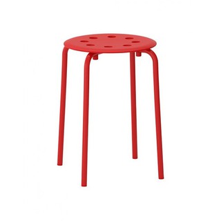 Ghế tròn đỏ MARIUS IKEA