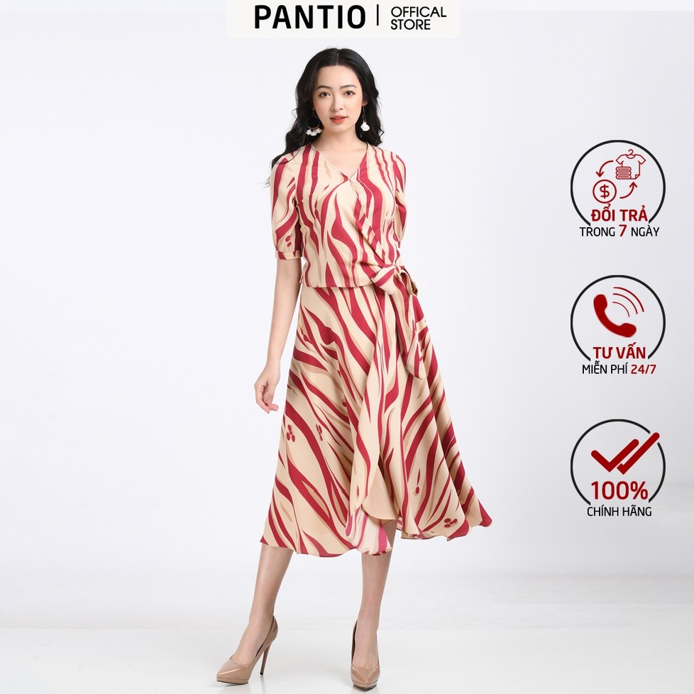 Chân váy dài dạo phố chất liệu cao cấp kèm hoạ tiết độc đáo BJD52182 - PANTIO
