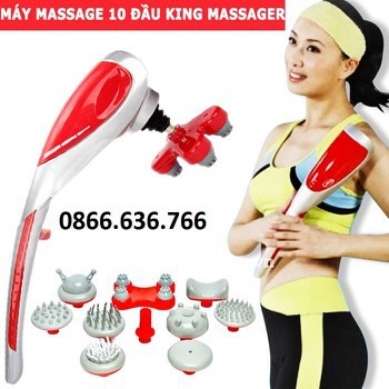 Máy Massage Cầm Tay KING MASSAGER 10 Đầu