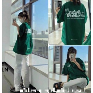 Set đồ nữ, bộ bigsize nữ áo dễ thương phông form thụng rộng kèm quần kẻ xanh và hồng mặc nhà đi chơ
