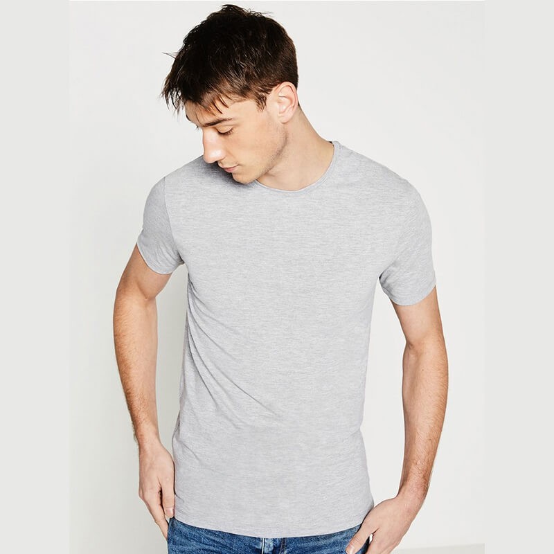 ÁO THUN TRƠN CỔ TRÒN MÀU XÁM TAY NGẮN NAM NỮ ( CÓ CẢ SIZE EM BÉ ) ATX-G1