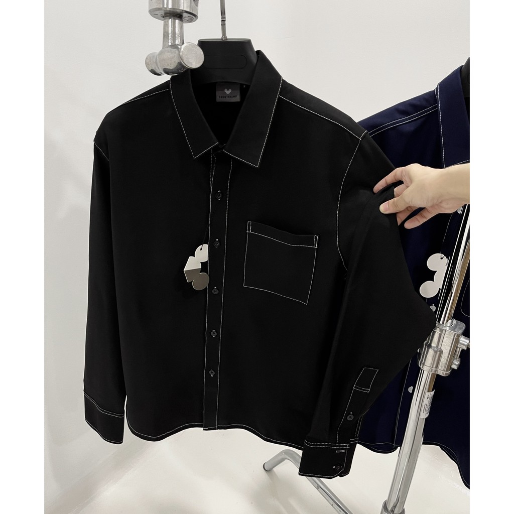 ÁO SƠ MI CHUOT TRANG Yarn KKL tay dài | BigBuy360 - bigbuy360.vn