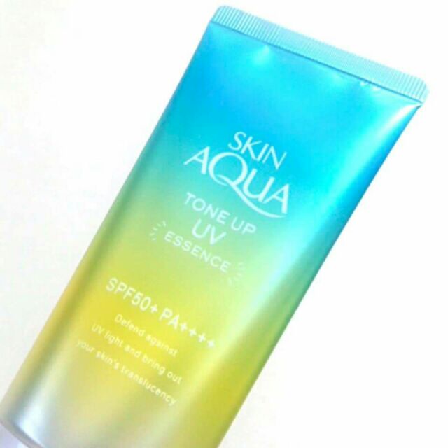 Tinh Chất Chống Nắng Skin Aqua Tone Up UV Essence SPF50+/PA++++ 50g Cho Da Nhạy Cảm, Kem Chống Nắng Số 1 Nhật Bản
