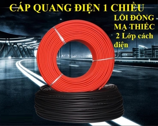 1 mét Dây điện DC 4.0mm Đồng mạ thiếc 2 lớp cách điện độ bền 20 năm cho hệ thống điện năng lượng mặt trời