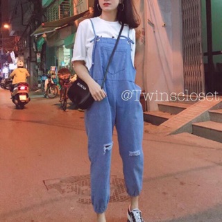 Sét quần yếm kèm áo