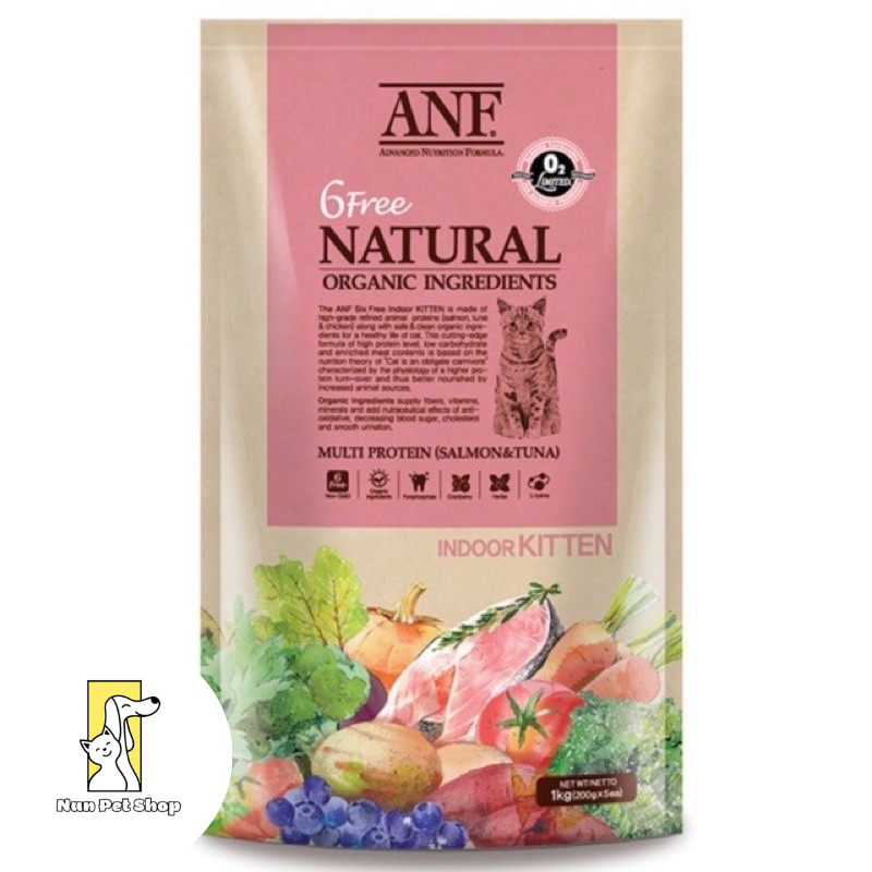Túi 2Kg ANF 6Free Indoor Kitten cho Mèo Con