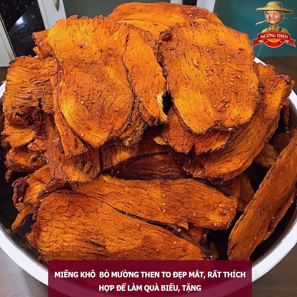 KHÔ BÒ MIẾNG HỒNG NGỰ (Vị Ngọt Thơm) THỊT BÒ KHÔ THU BA HÚT CHÂN KHÔNG SIÊU NGON
