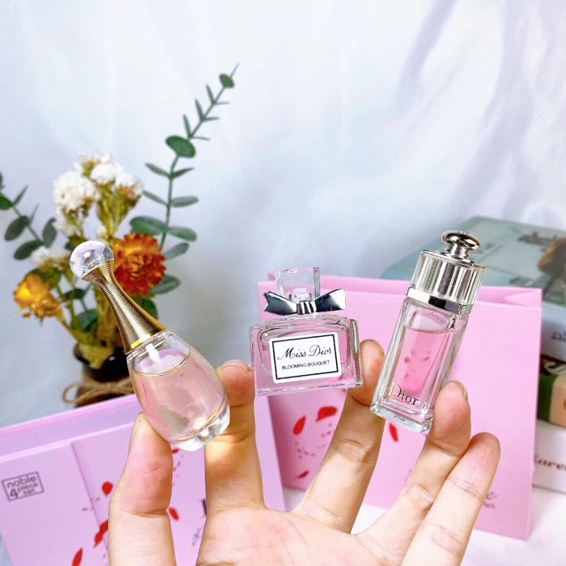 Set nước hoa mini + son DIOR - Quà tặng sang trọng . [New Hot]