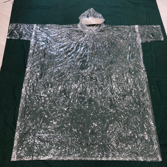 Áo mưa trong suốt siêu bền