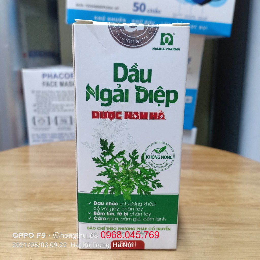 Dầu Ngải Diệp Dược Nam Hà chai 50ml