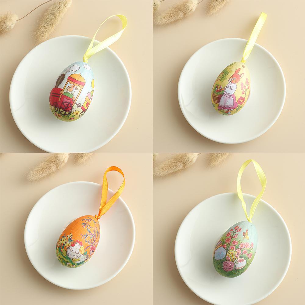 Set 6 Quả Trứng Phục Sinh Treo Trang Trí
