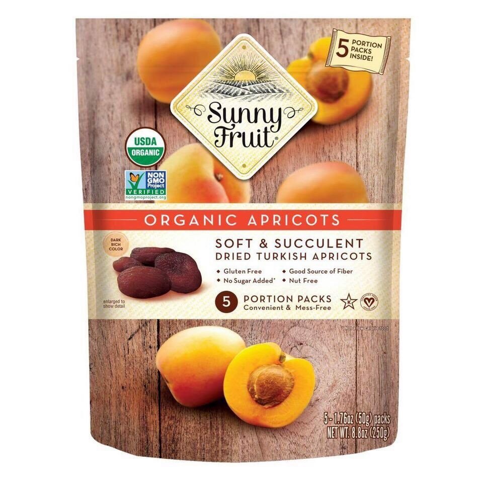 Mơ khô hữu cơ Sunny Fruit Organic Apricot 250g