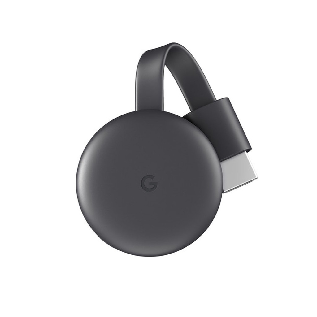 Thiết bị kết nối TV Google Chromecast 3 (phiên bản 2021) (Đen, Trắng) - Hàng nhập khẩu