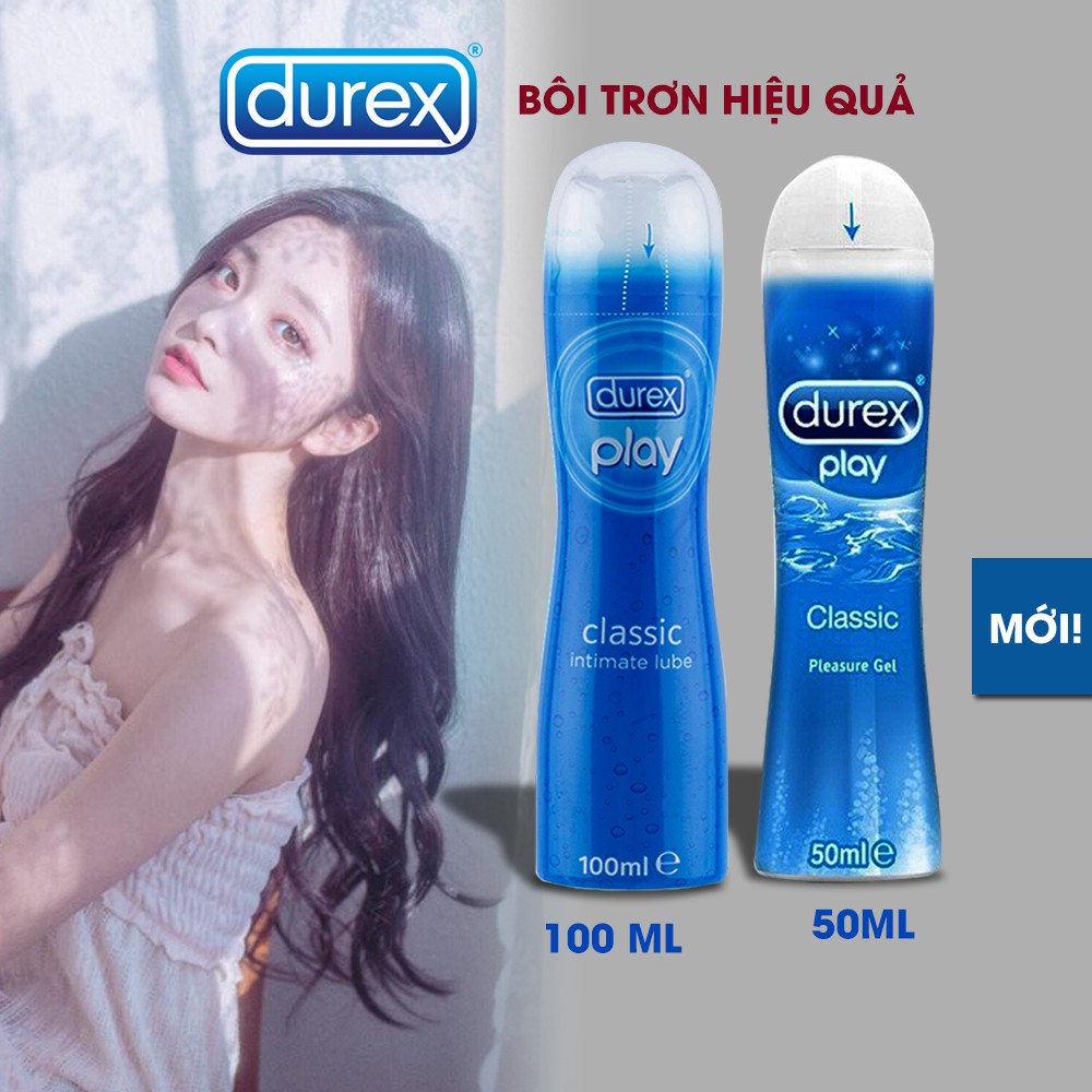 [BÁN CHẠY] Combo 2 Gel Durex Classic(50l) - Gel Bôi Trơn Giúp Tăng Độ Ẩm Cho Âm Đạo, Kéo Dài Thời Gian (Tặng Bcs 6BI)