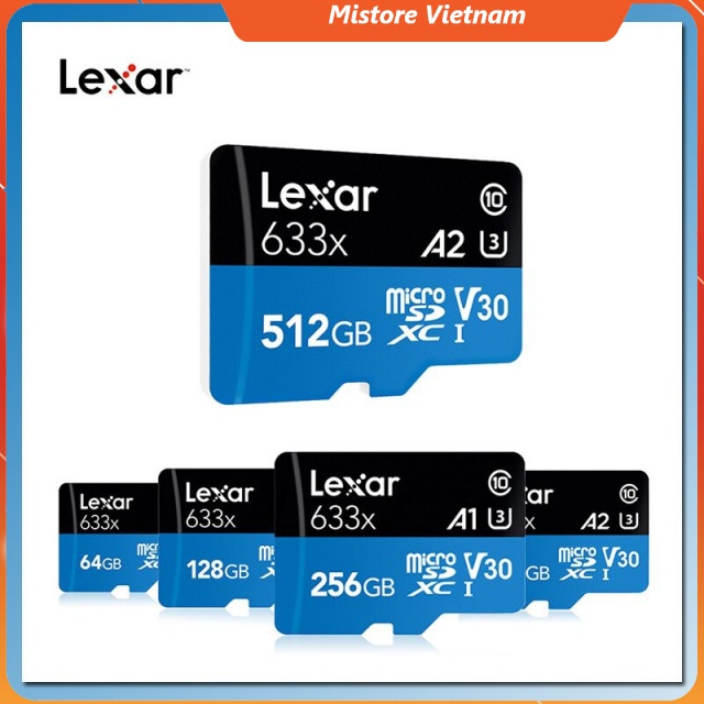 Thẻ nhớ MicroSD Lexar A1 Class10 U1 - U3 633x 95MB - Hàng CHÍNH HÃNG