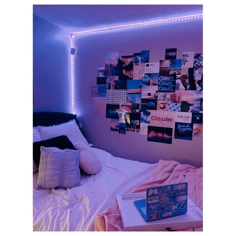 ComBo 10 Mét Đèn Led TikTok Nối Sẵn Nguồn, Decor phòng vô cùng đẹp và Chill, đèn màu trang trí video clip triệu views