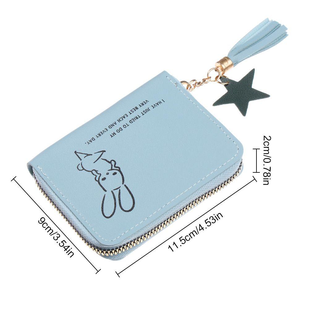 UUMIR Ví Ngắn Đựng Thẻ / Tiền Xu Nhỏ Gọn Thời Trang Giá Đỡ